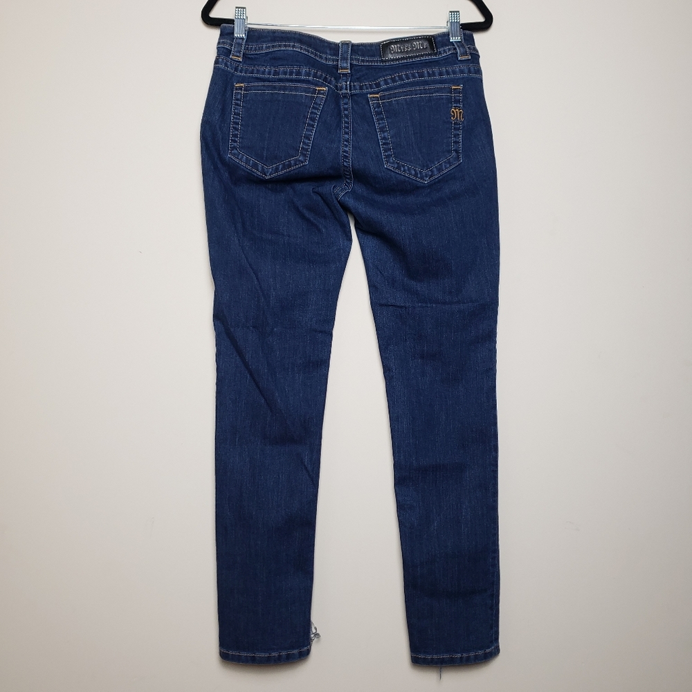 MISS ME Skinny Ankle Midrise Dark Wash Jeans - Picture 5 of 10